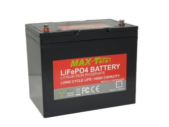 Maxtela 12.8V 70Ah LiFePO4 Battery Deep Cycle Industrial OEM